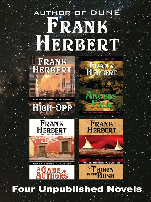 Title details for Four Unpublished Novels by Frank Herbert - Available